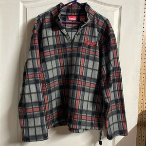 Vintage Coca-Cola v-neck pullover xl